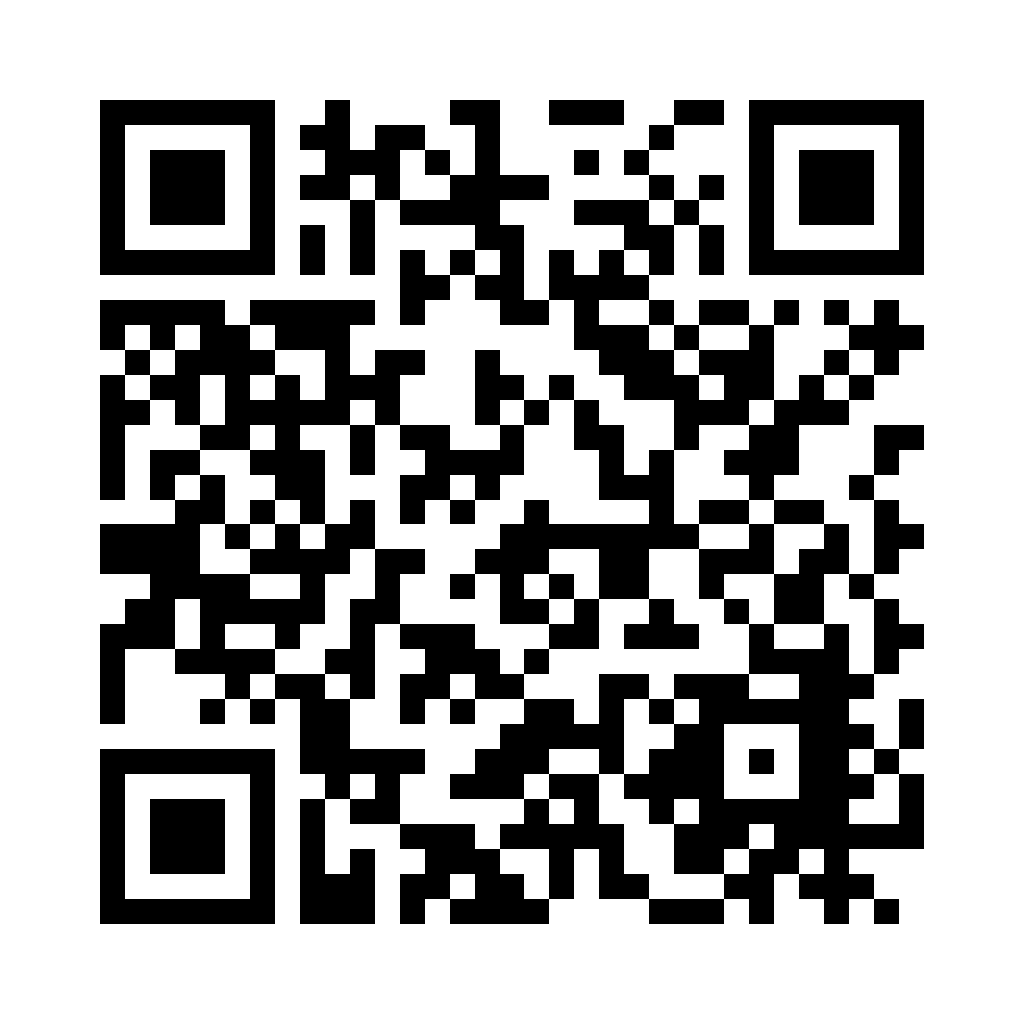 Das Bild zeigt eine QR-Code zum Abscannen, um eventuell zu spenden.de. 